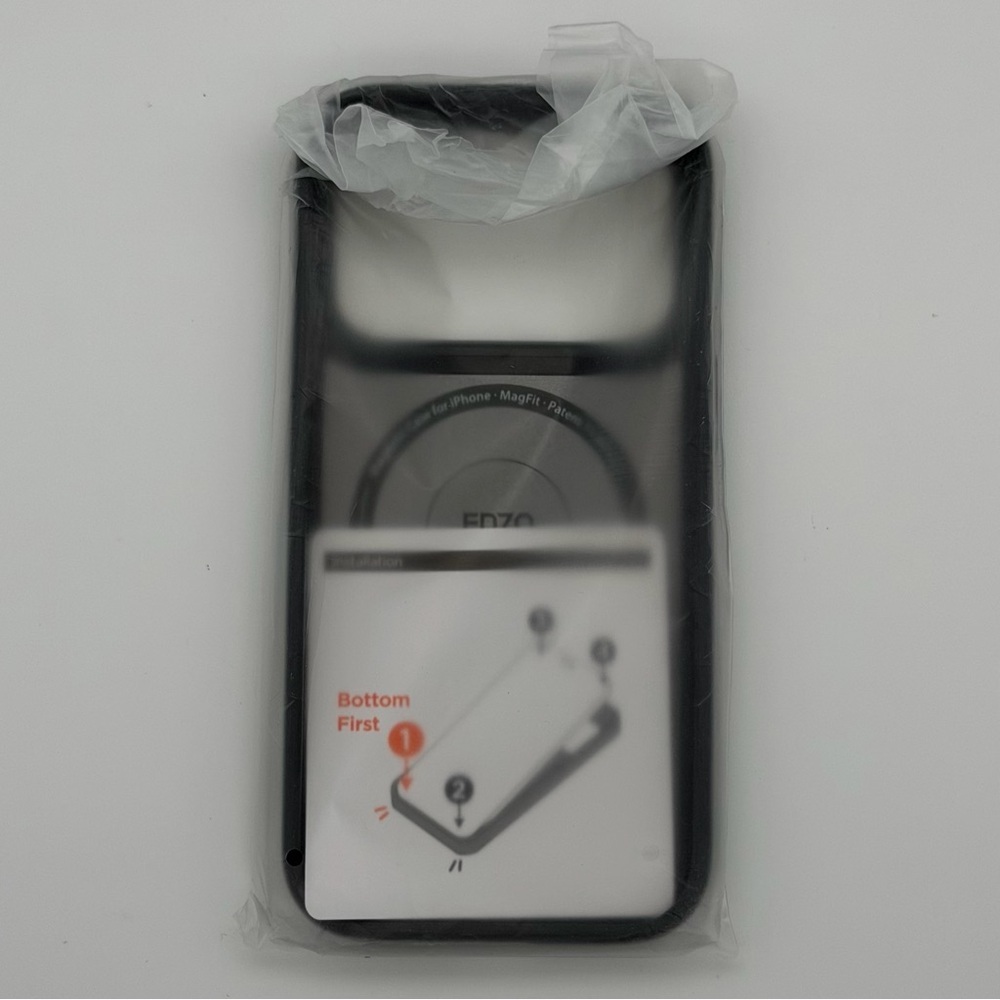 iPhone 17 Black Carbon-Texture Mag Safe Case - Picture 2 of 4